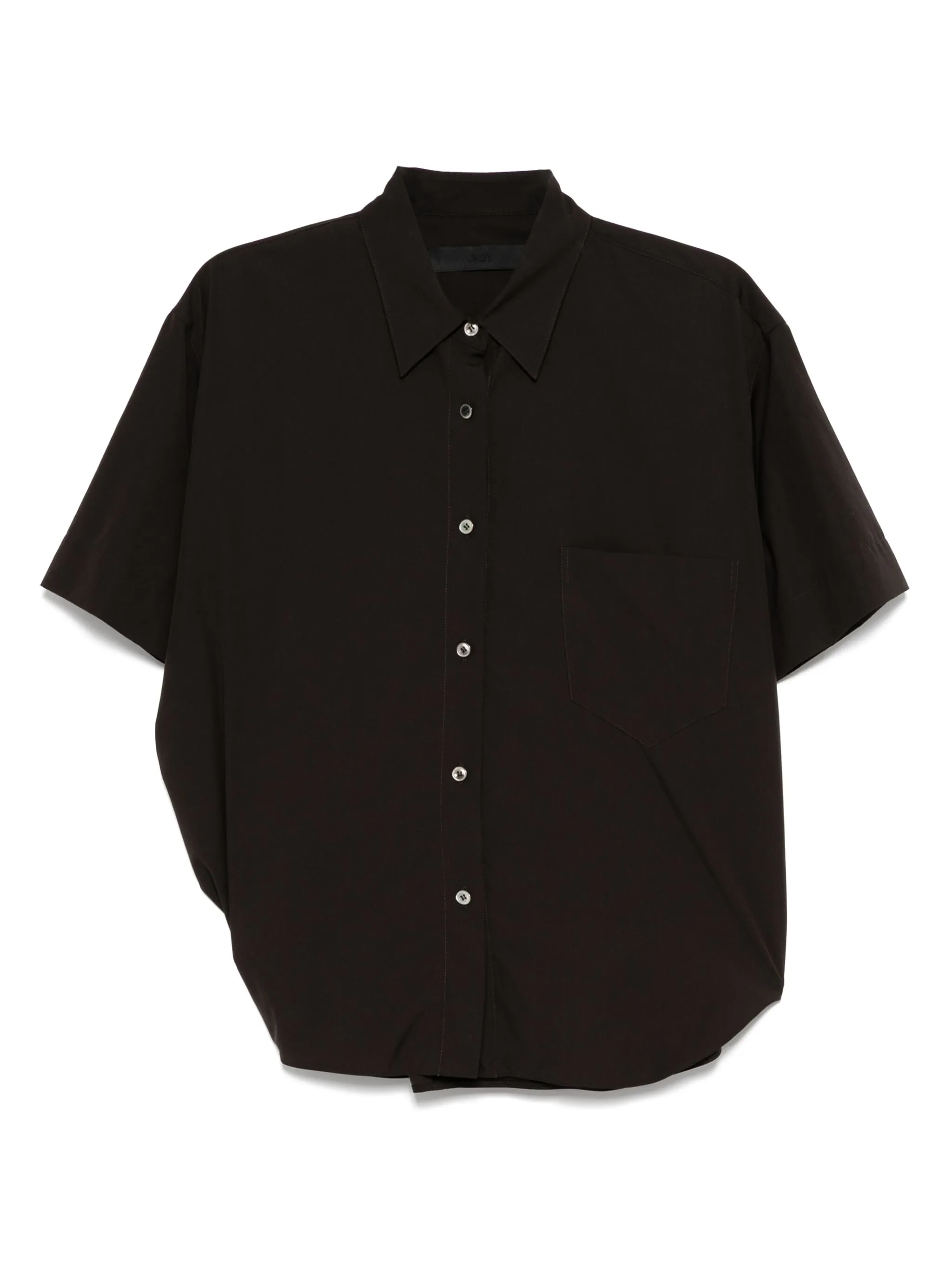 

Рубашка асимметричного кроя Jnby, коричневый