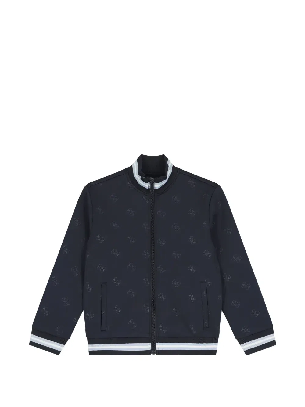Куртка на молнии с логотипом Guess Kids, синий