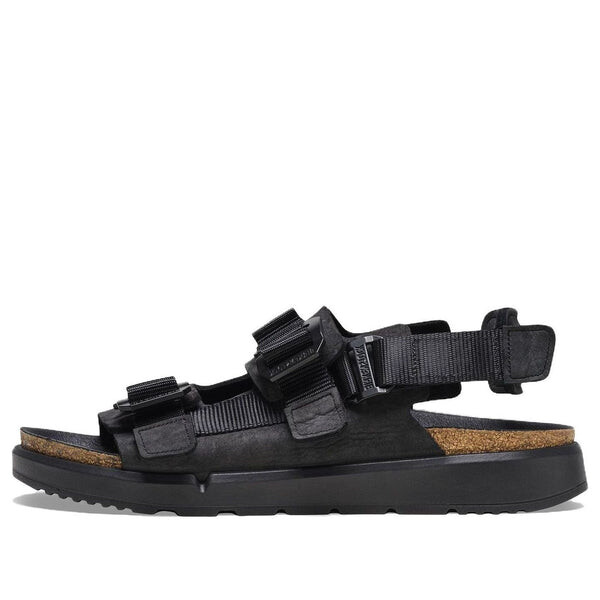 

Сандалии shinjuku natural leather textile sandals 'black' Birkenstock, черный