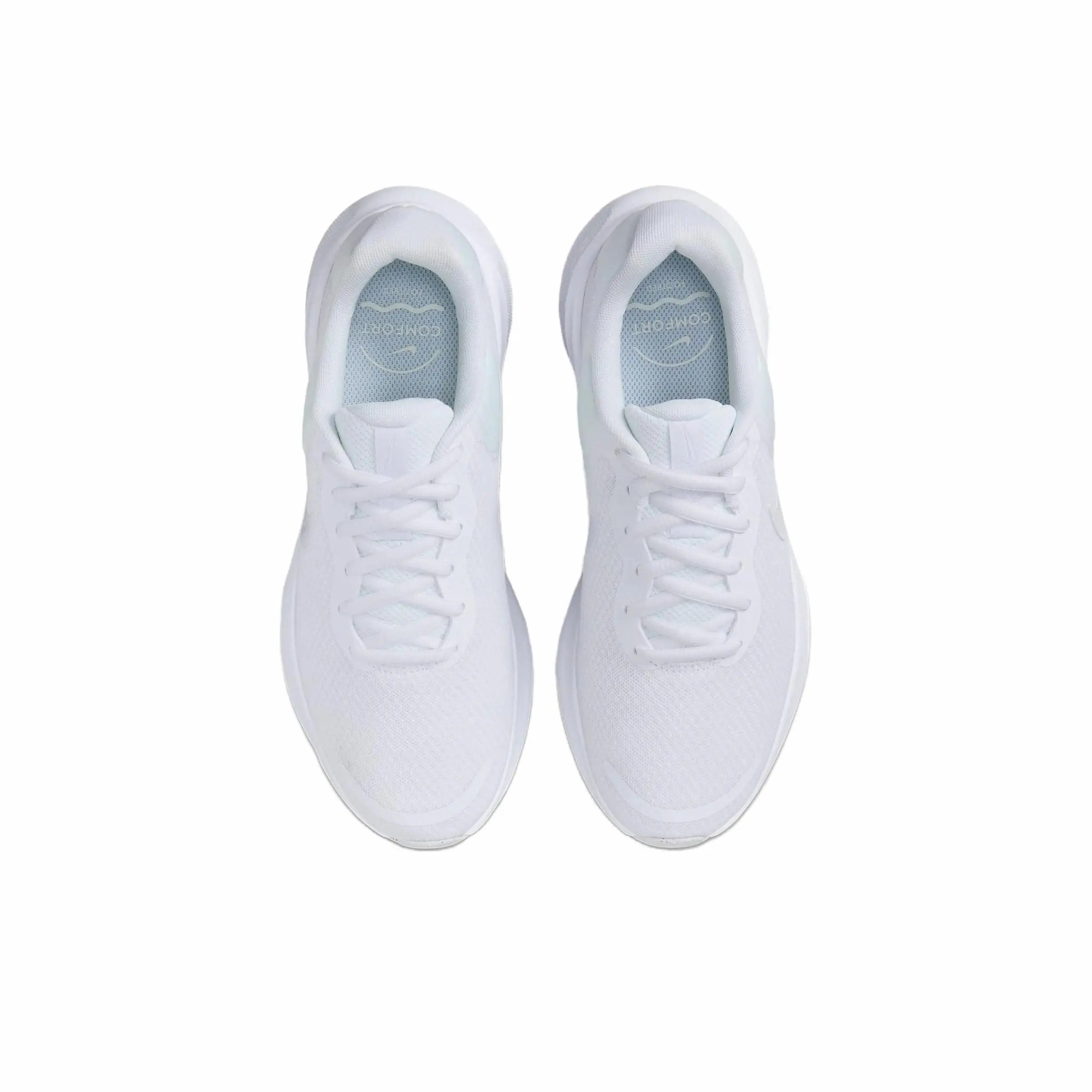 REVOLUTION 7 Нескользящие и дышащие низкие кроссовки для детей Nike, белый — фото 4