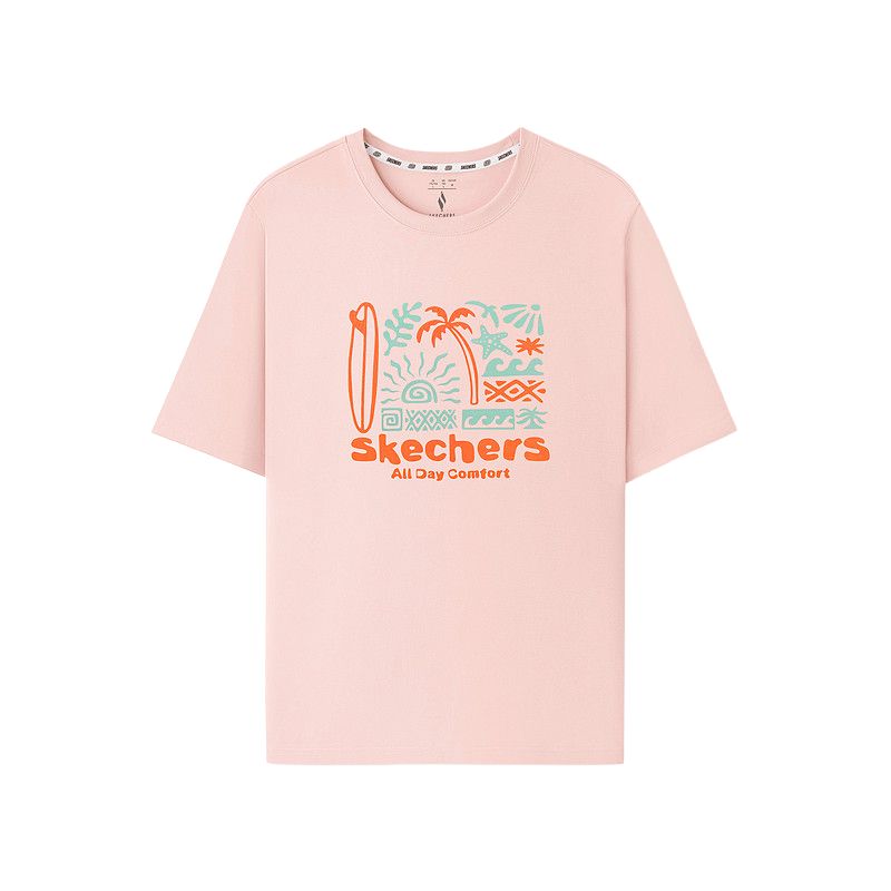 

Футболка Unisex Quick Dry Skechers, pearl powder-03ba