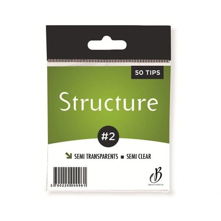 

Полупрозрачные насадки BNA Structure Tips № 02 X50 Beautynails