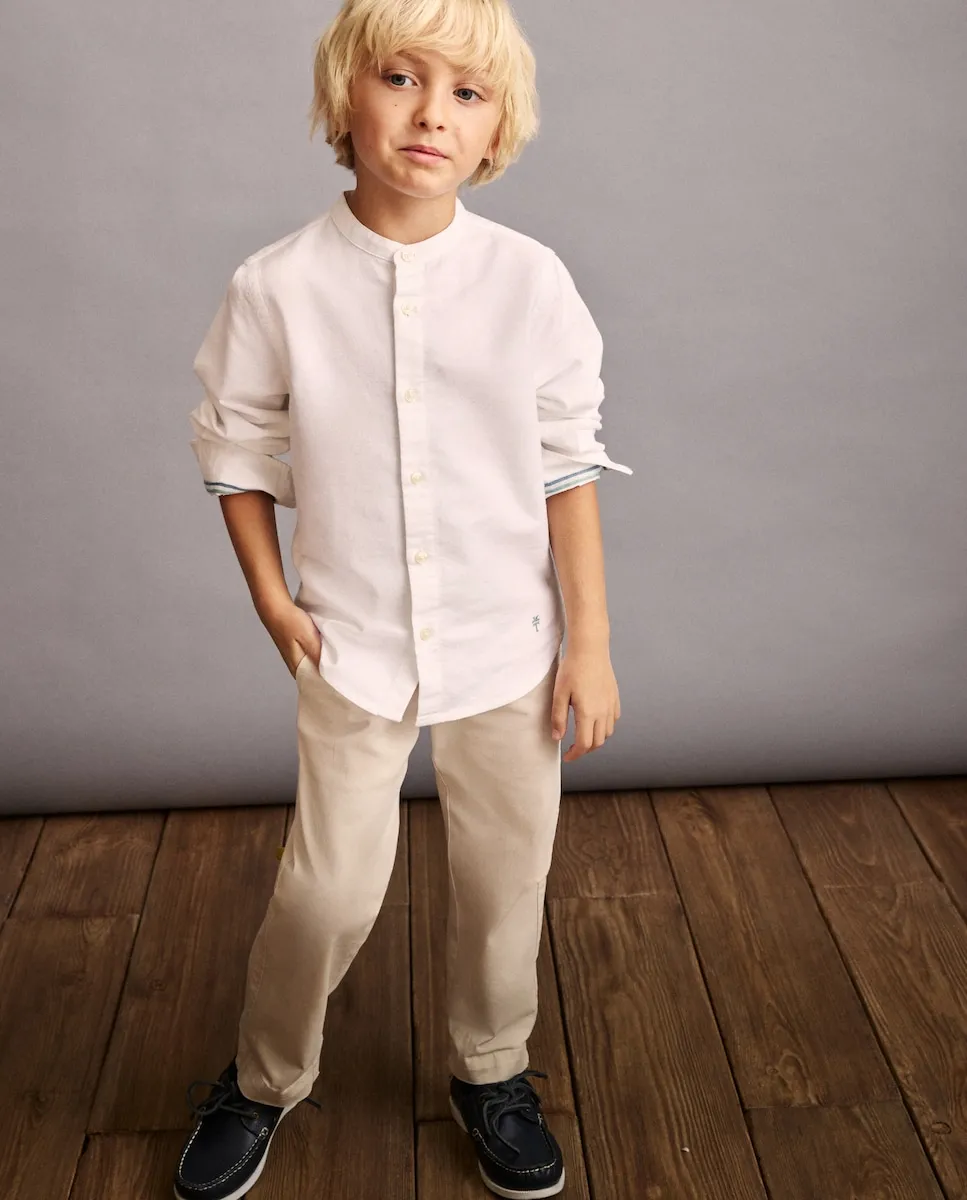 

Детские брюки чинос из мытой саржи Coconut El Corte Inglés, серый