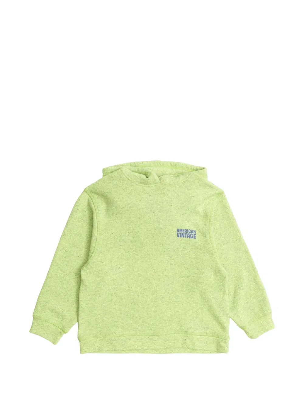 Худи с логотипом и надписью American Vintage Kids, желтый
