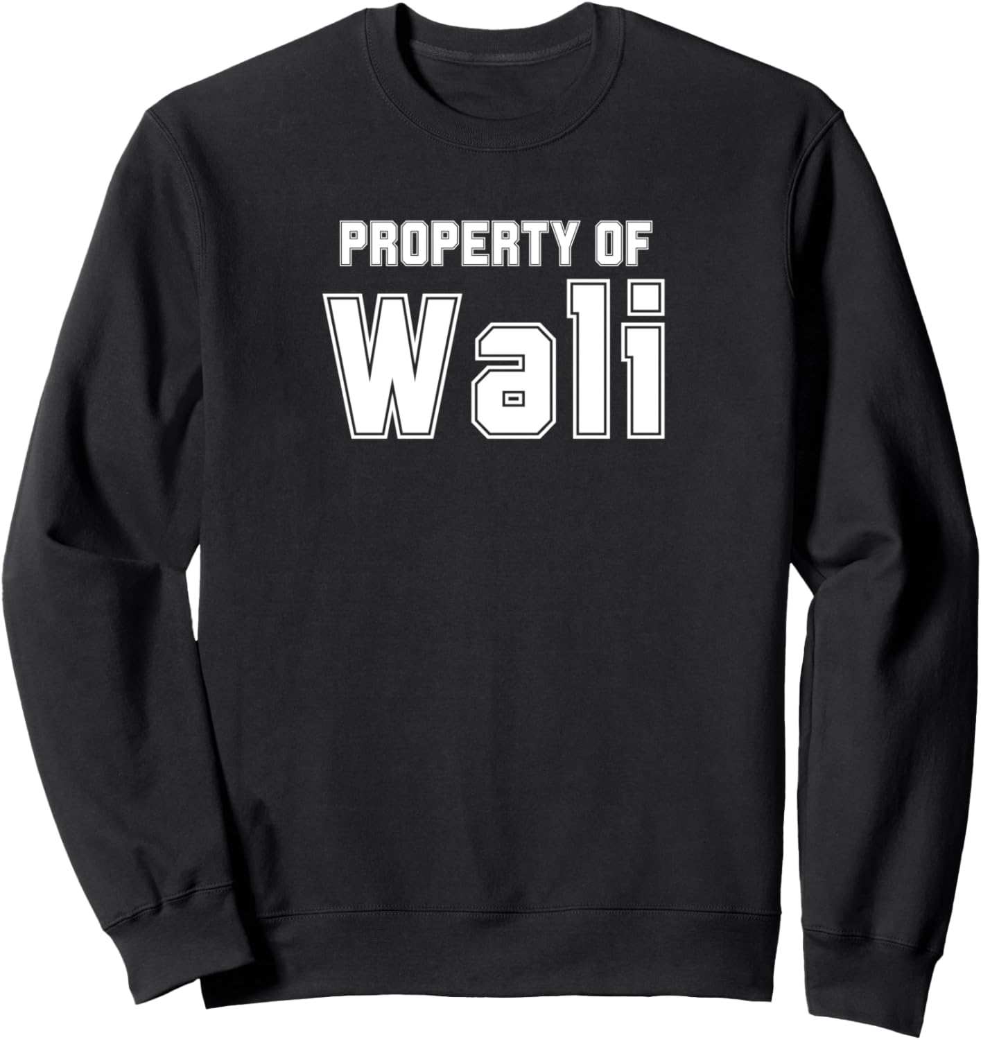 

Забавная толстовка с мусульманским именем и азиатским названием WALI Property Gifts Funny Asian Name Gifts Property Of Co., черный