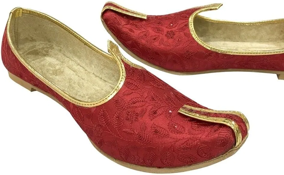 Туфли-лодочки с вышивкой, красные Shoe Bazar — фото 4