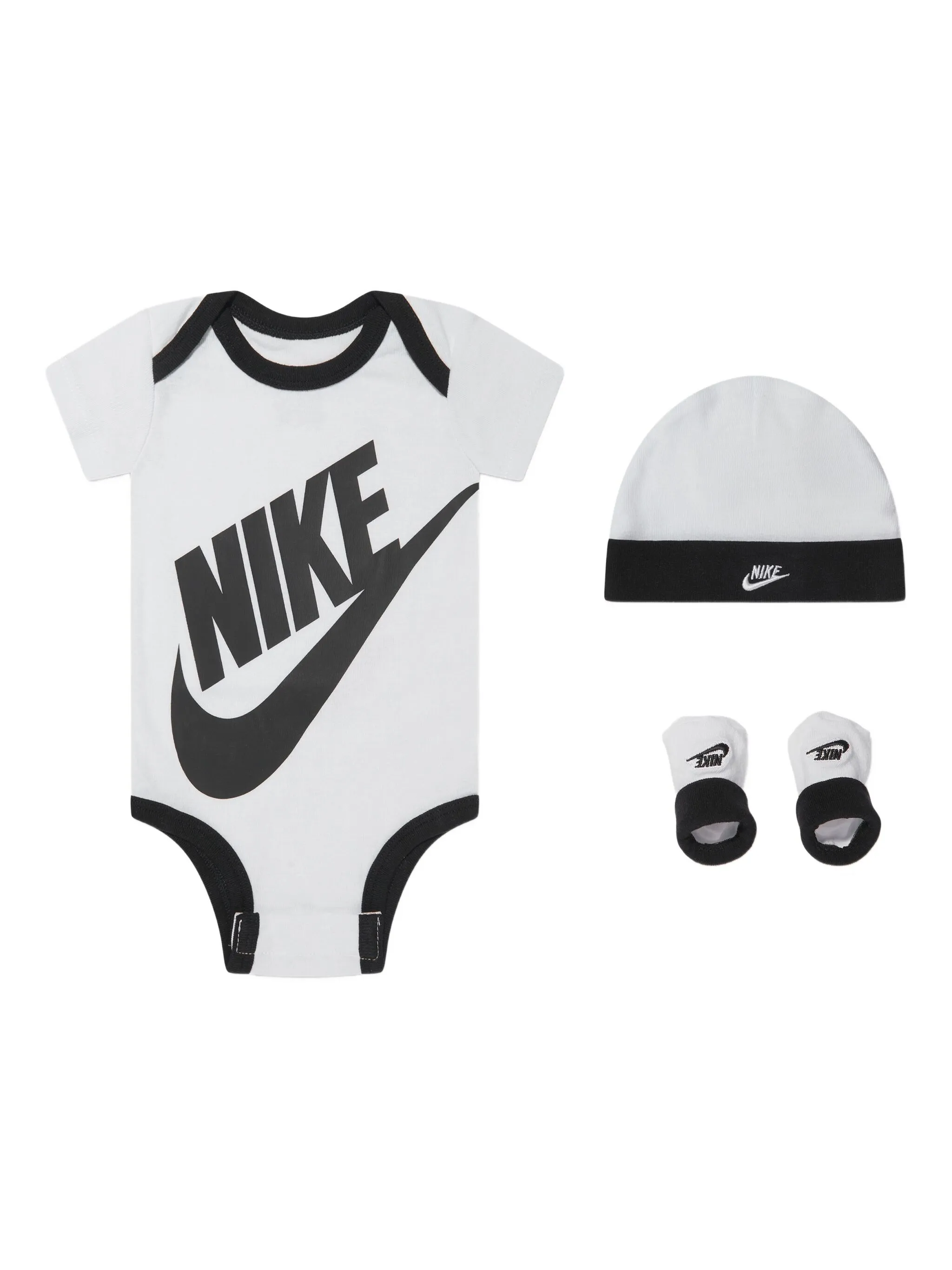 

Комплект для новорожденного с логотипом Nike Kids, белый