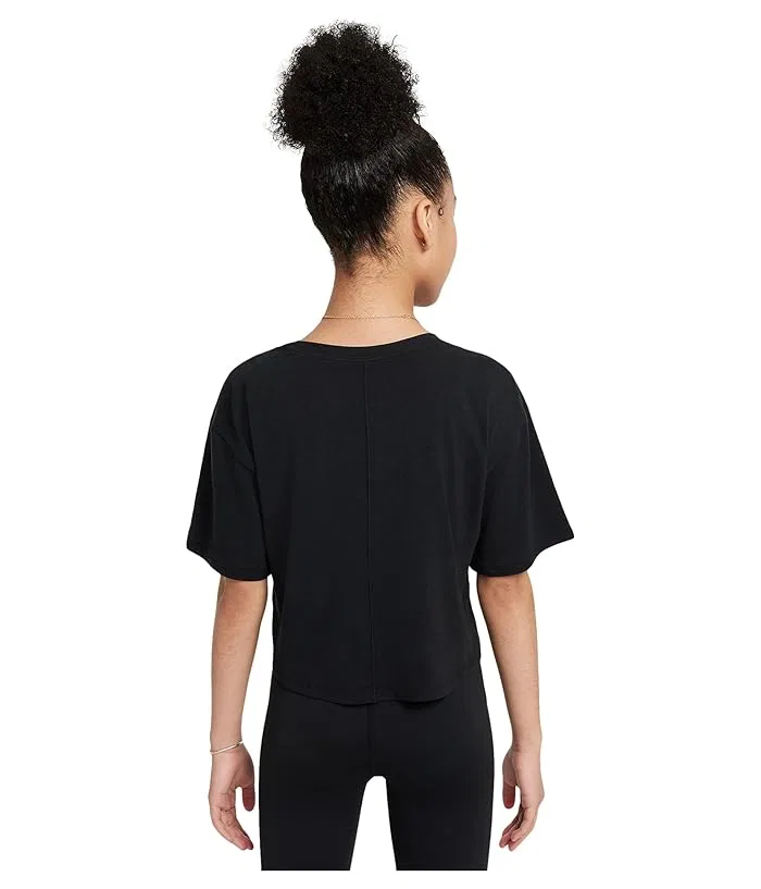 Футболка Nike One Relaxed Dri-FIT, Black/White — фото 2