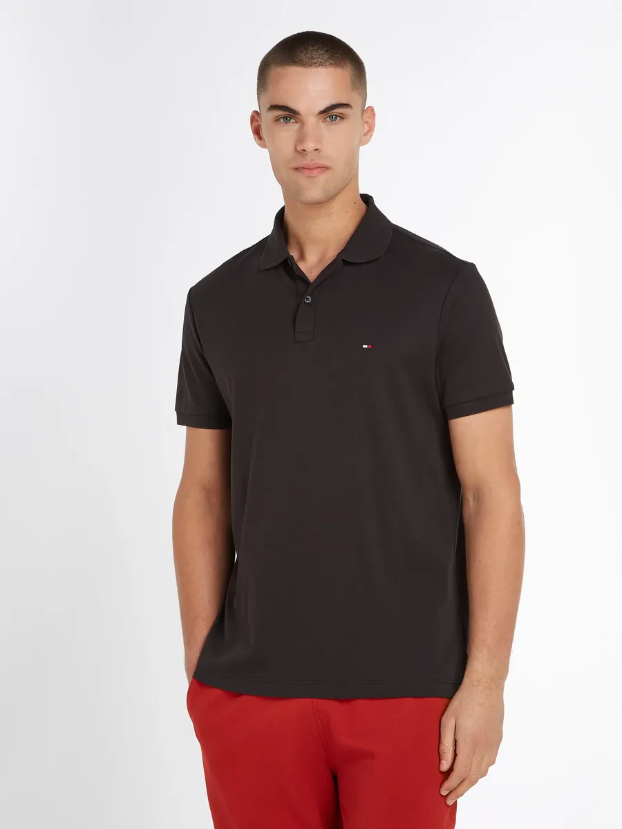 

Рубашка-поло Tommy Hilfiger "LIQUID COTTON ESSENTIAL REG POLO", черный