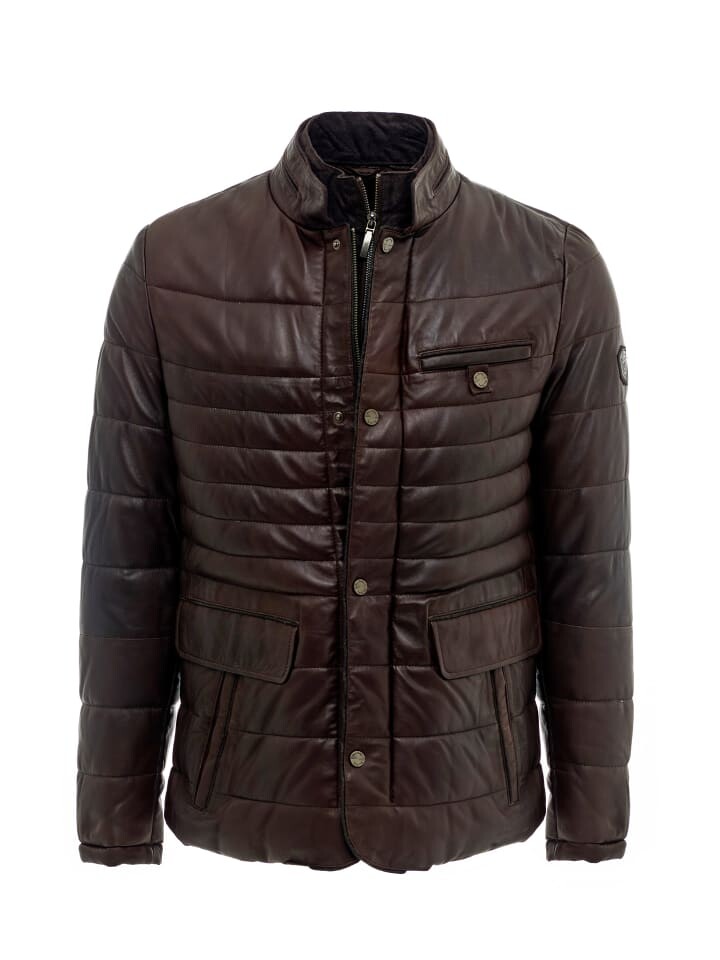 

Кожаная куртка Pierre Cardin Lederjacke, коричневый