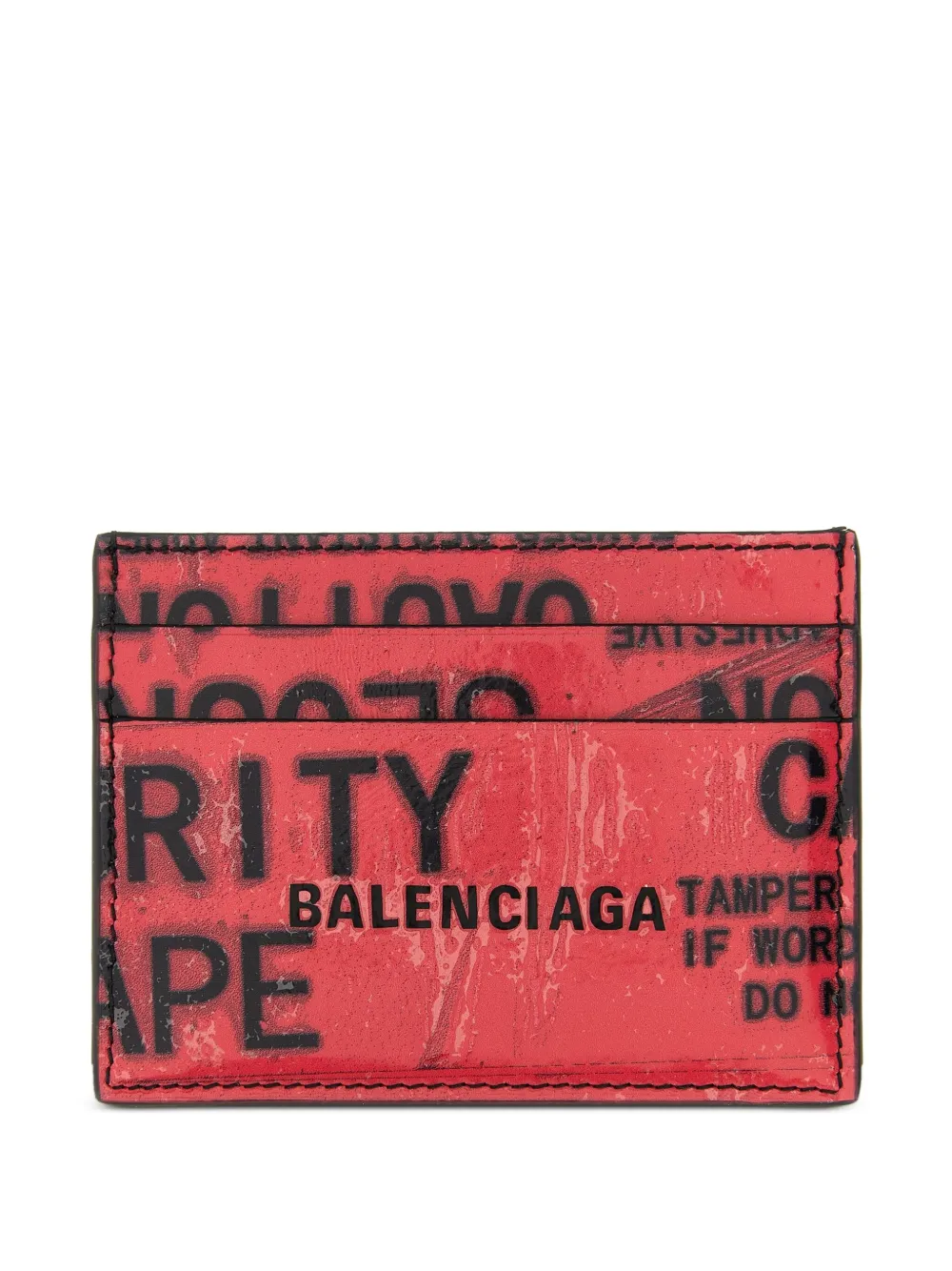 

Картхолдер Tape Type Balenciaga, красный