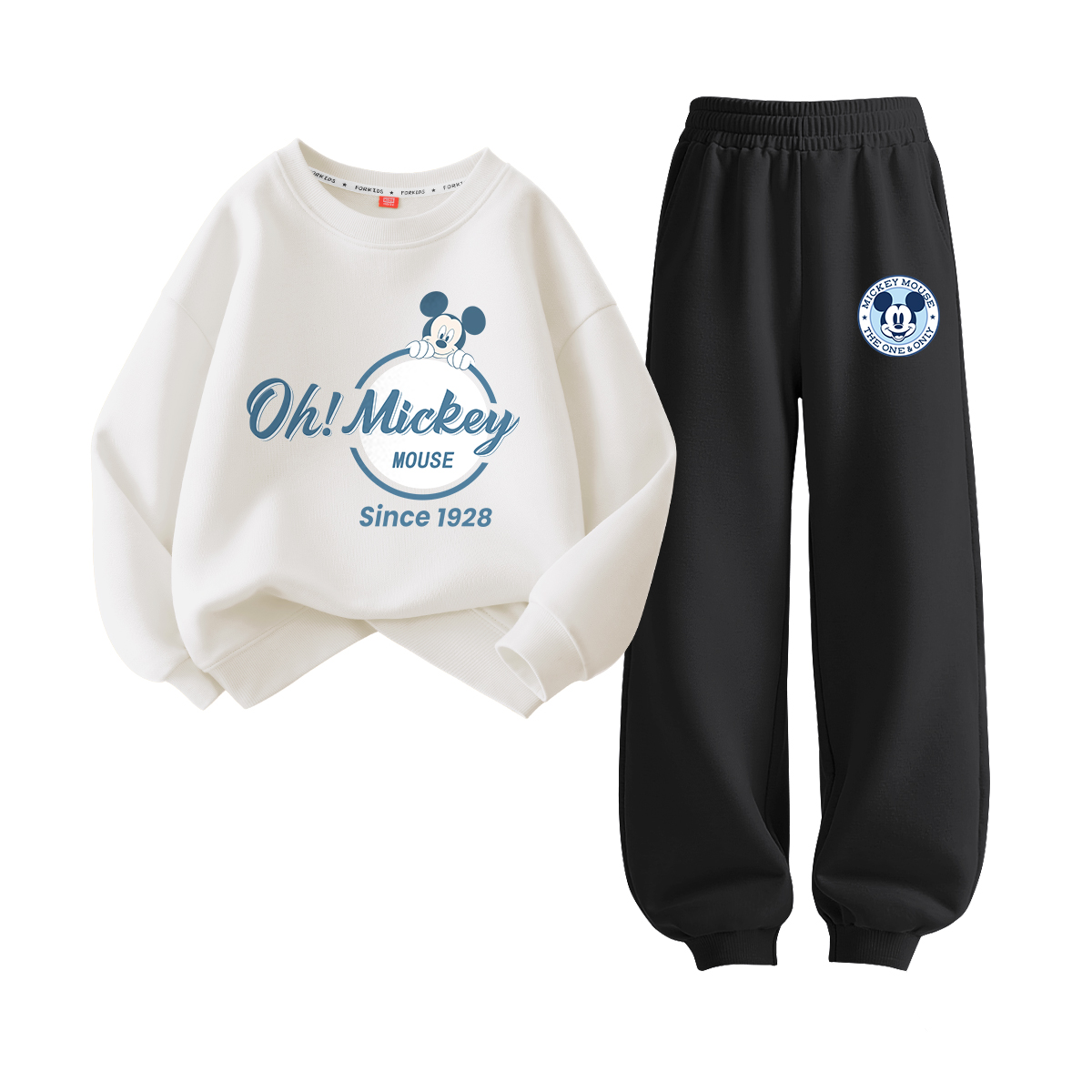 

Детская повседневная спортивная одежда Disney, белый