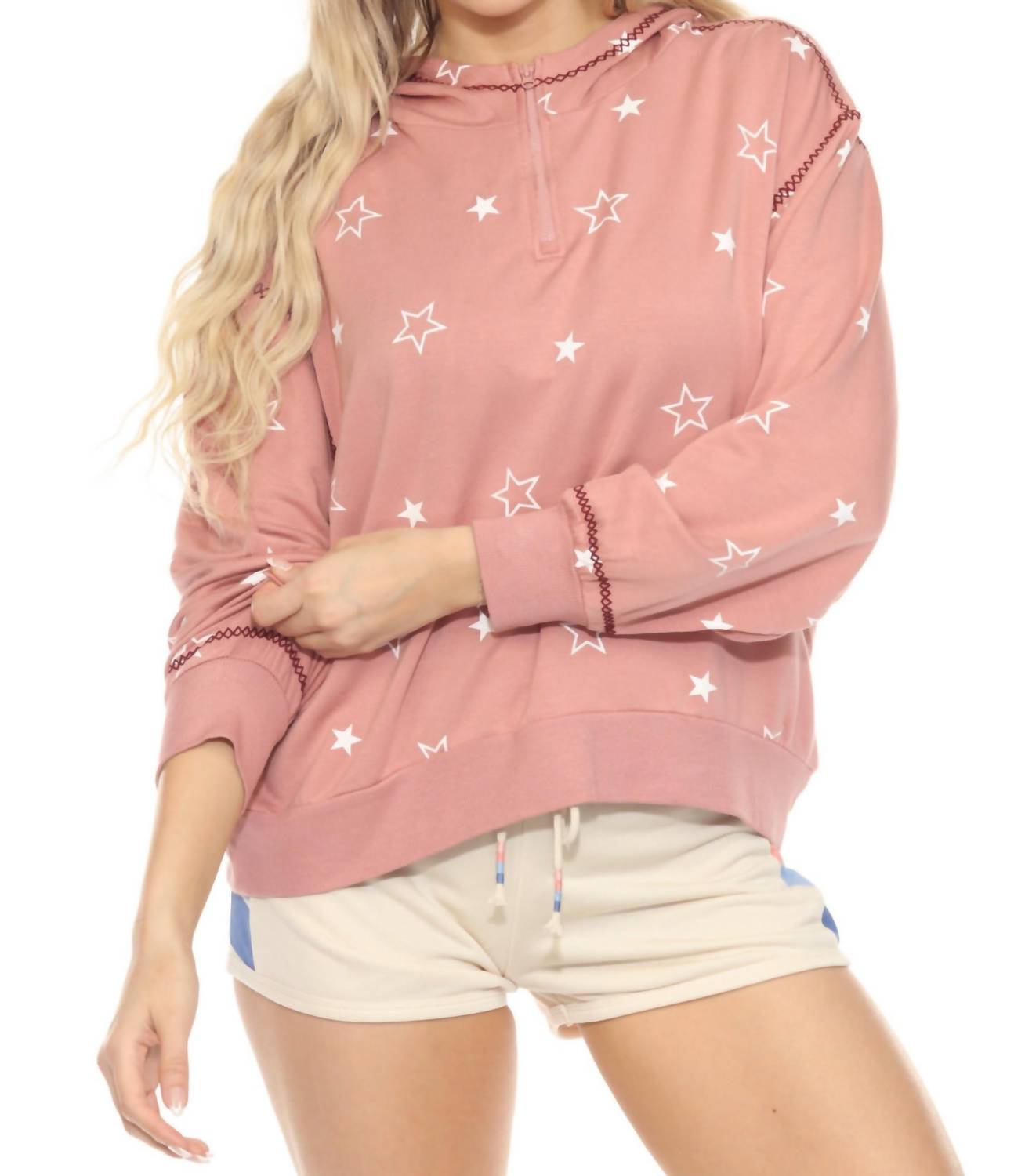 

Толстовка Ric Rak Patty Wack в цвете розовое дерево PJ Salvage