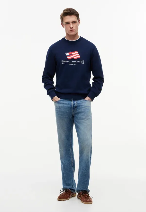 Толстовка Americana capsule Tommy Hilfiger, угольно-синий — фото 2
