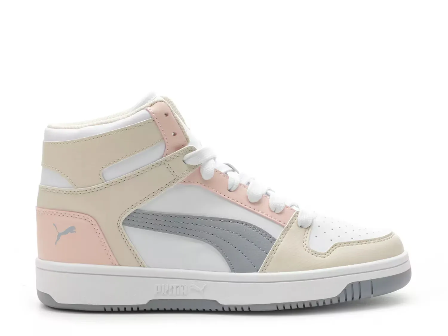 Высокие кроссовки - женские Puma, White/Multicolor