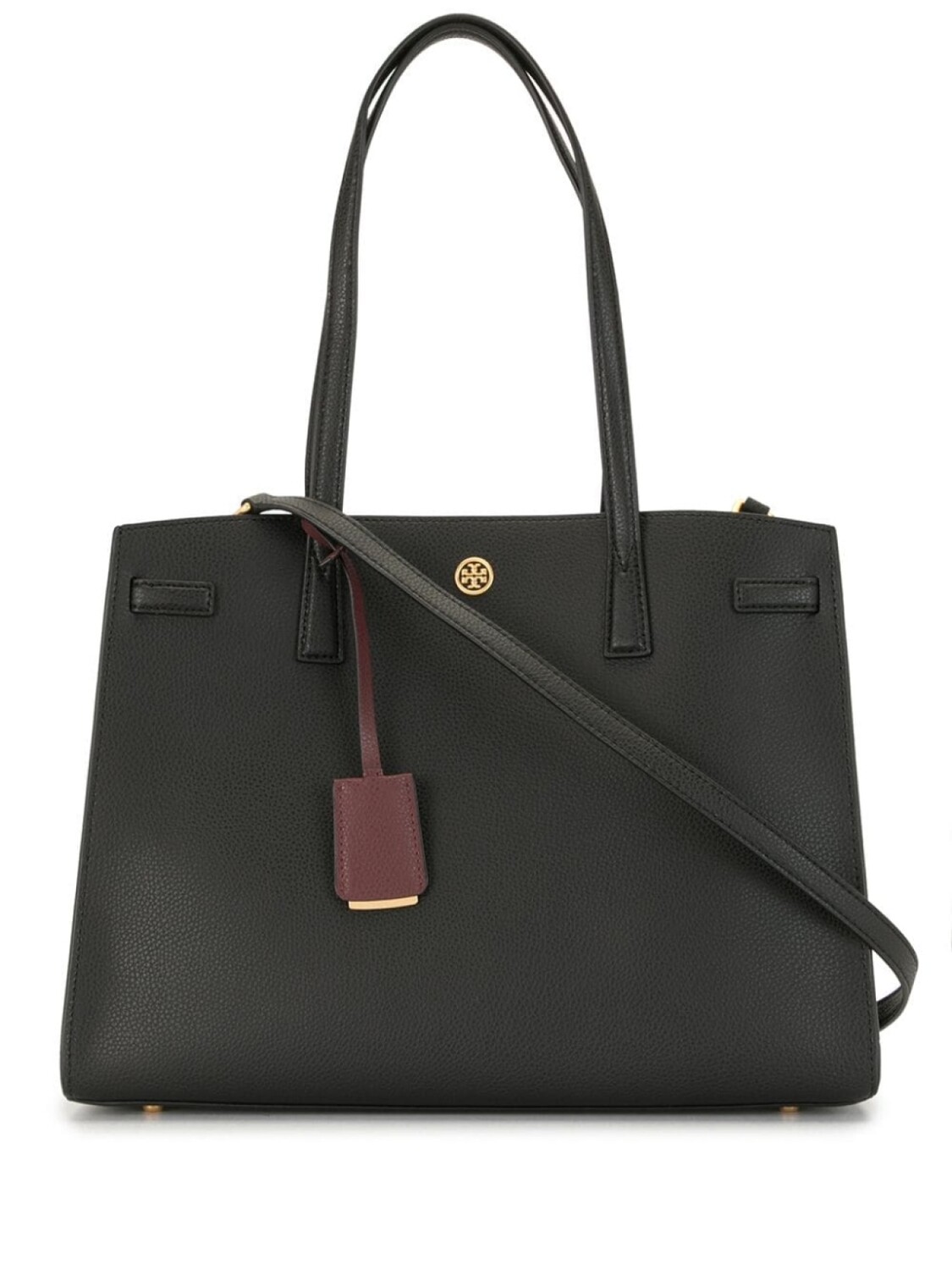 

Tory Burch сумка-тоут с открытым верхом, черный