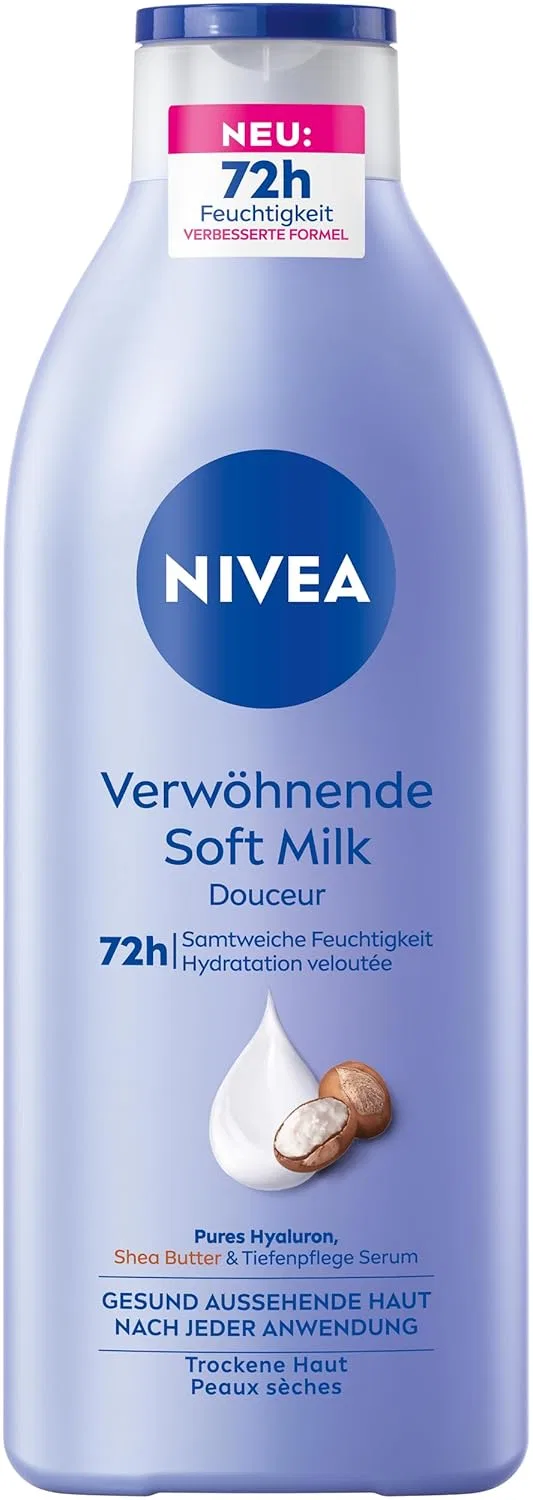Молочко для тела «Pampering Soft Milk» от NIVEA Nivea, White