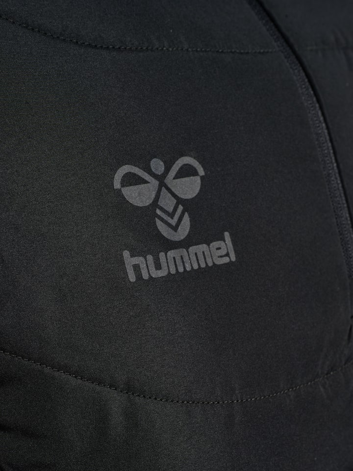 Hummel Детская толстовка на молнии до середины груди с логотипом Hmlbtc, черная — фото 3