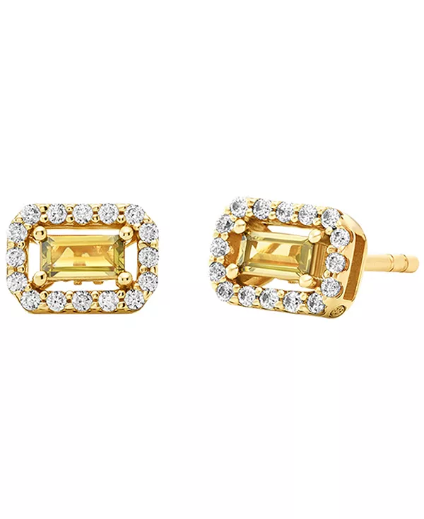 

Серьги-Гвоздики с кубическим цирконием Michael Kors, gold