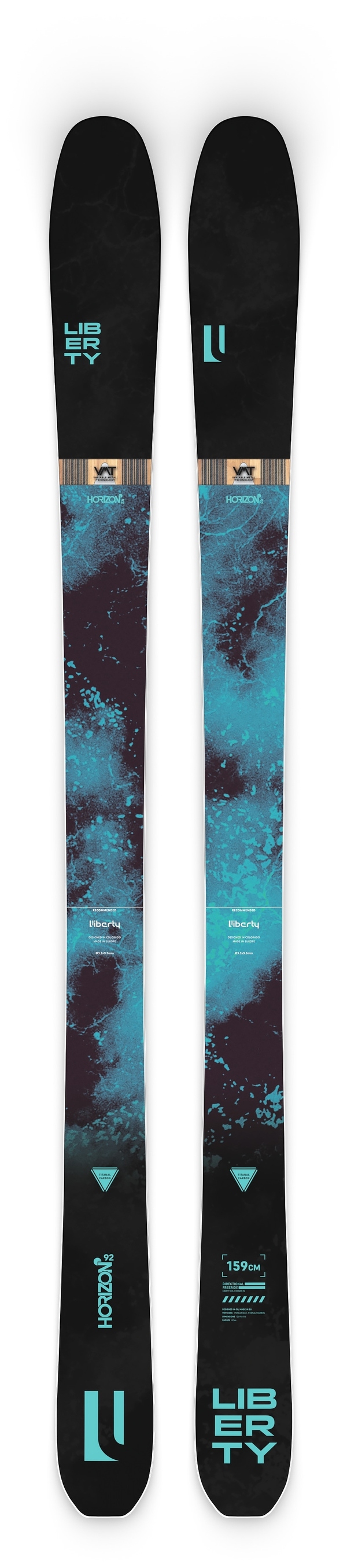 

Новые женские лыжи Liberty Horizon 92 2026 года, длина 167 см