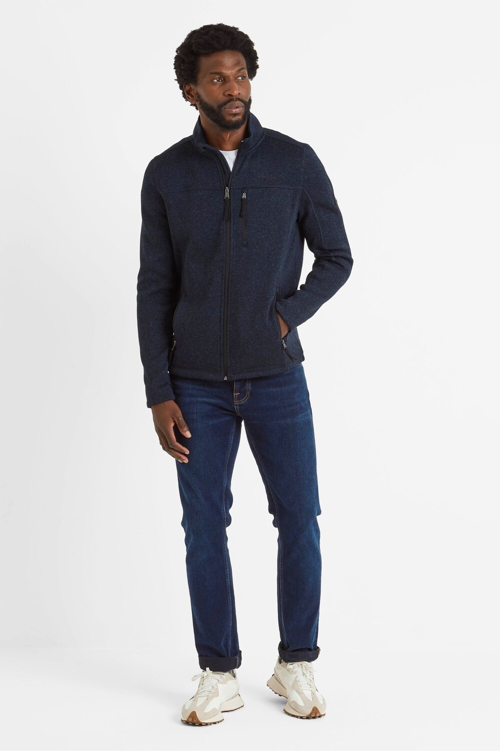 

Мужская флисовая куртка Cresswell knitlook Tog 24, синий