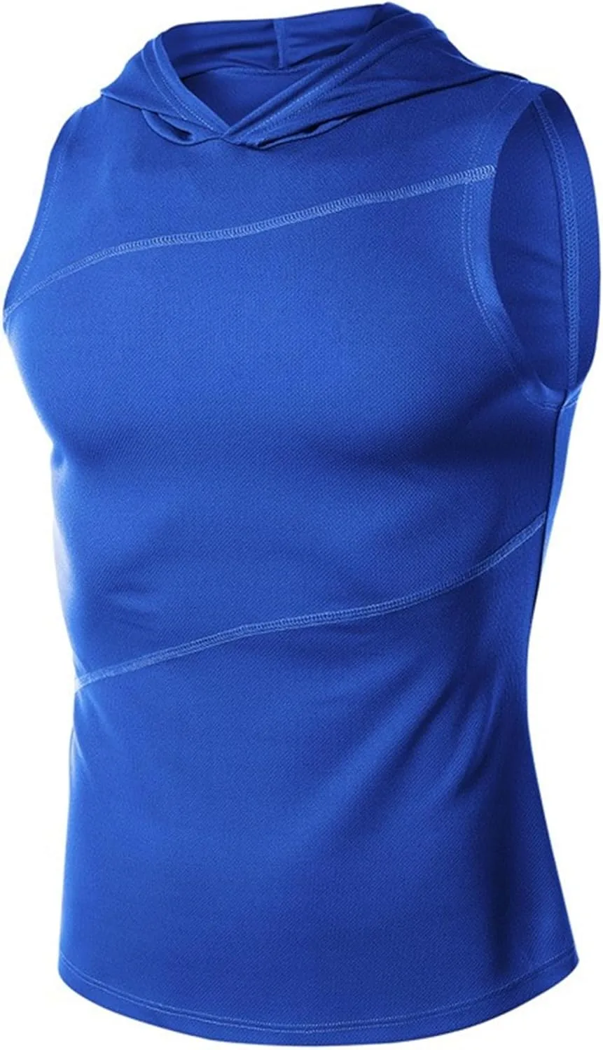 

Мужская безрукавка с капюшоном для тренировок VgueElegc