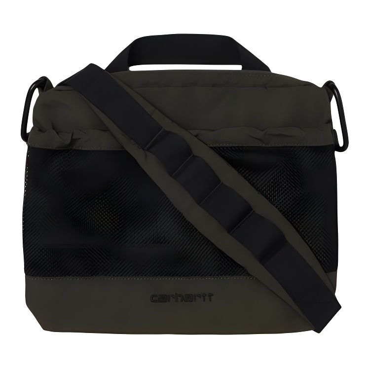 

Carhartt WIP Полиэстеровый плечевой рюкзак через плечо мужская зеленая сумка, Green