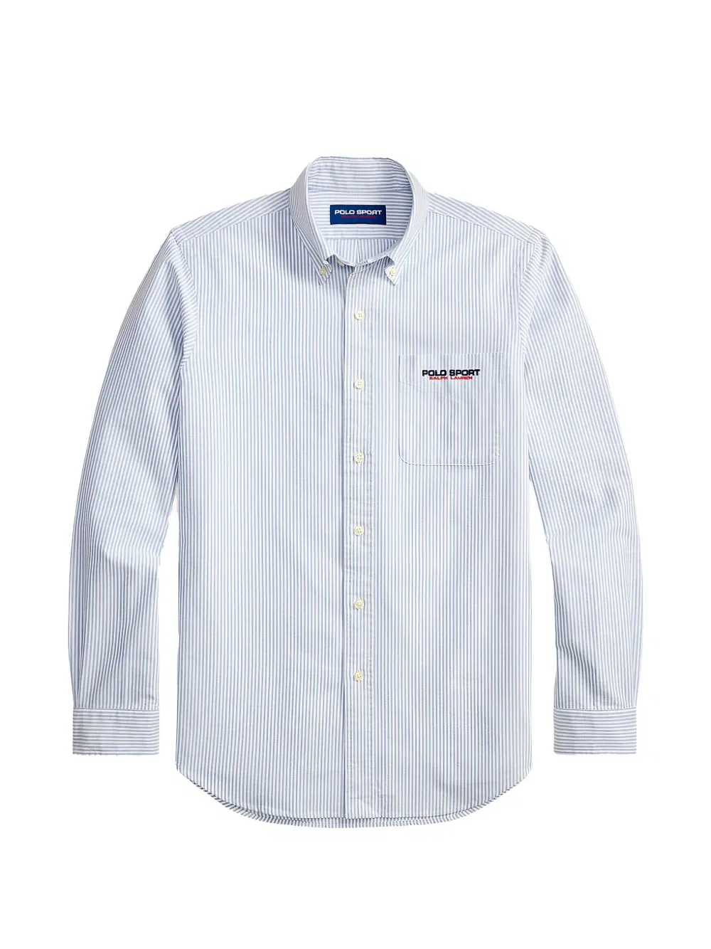 Рубашка в полоску с карманом Polo Ralph Lauren, белый