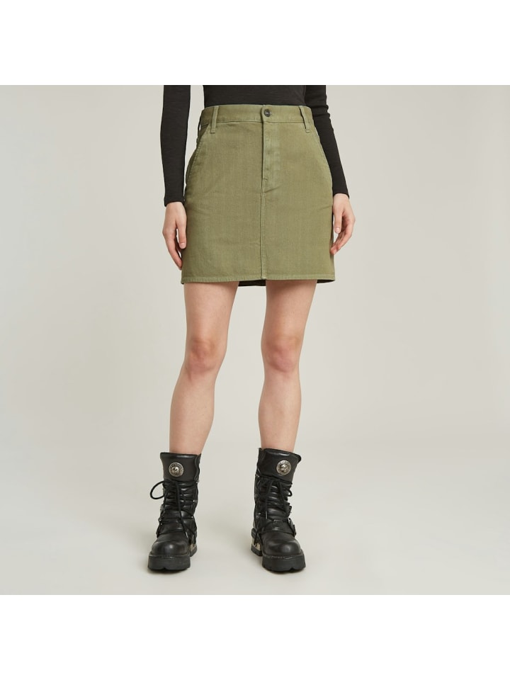 

Юбка длиной до колена G-Star Raw, цвет ensis green gd