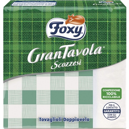 

Салфетки - Doppiovelo, шотландская Грантавола Foxy