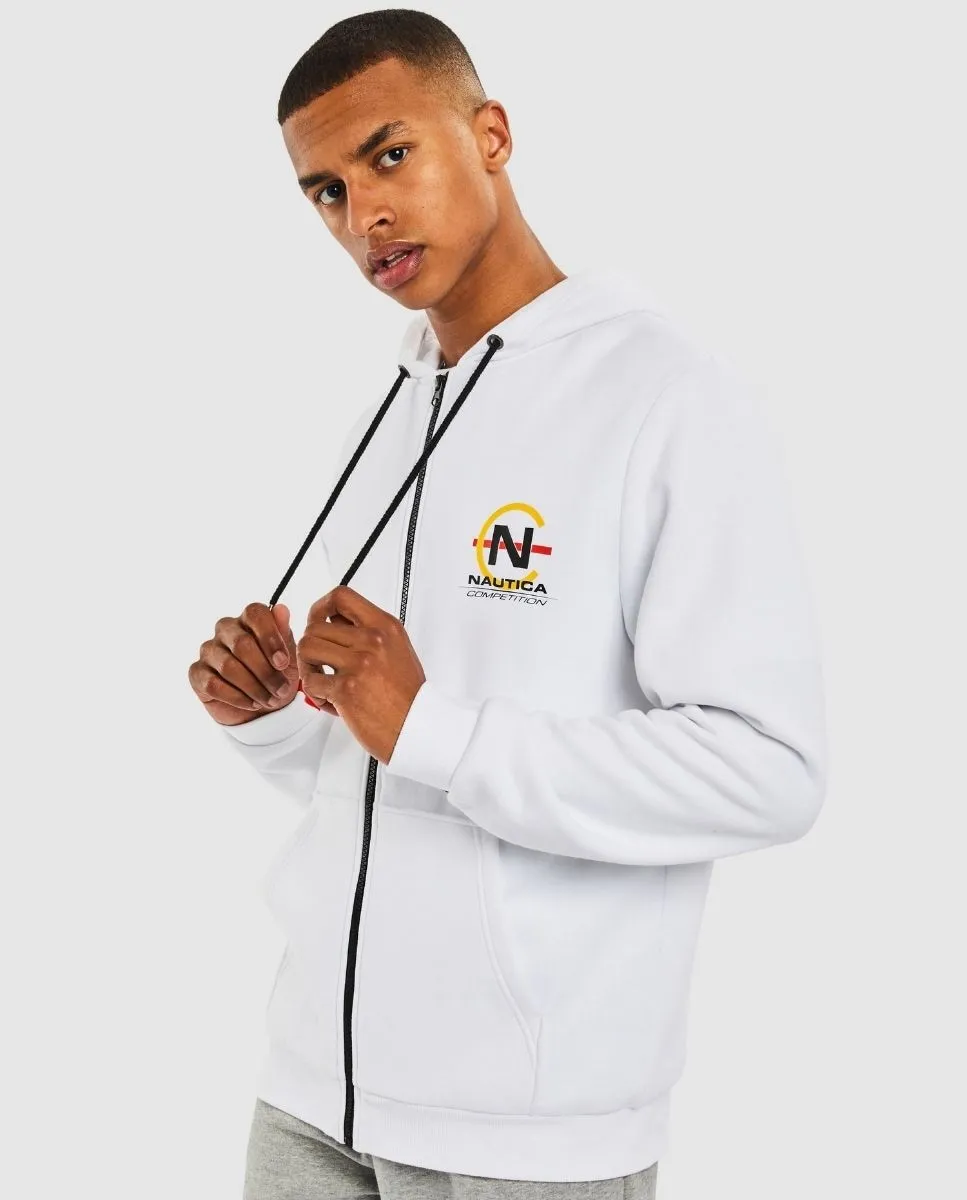 

Белая мужская толстовка с капюшоном Nautica, белый