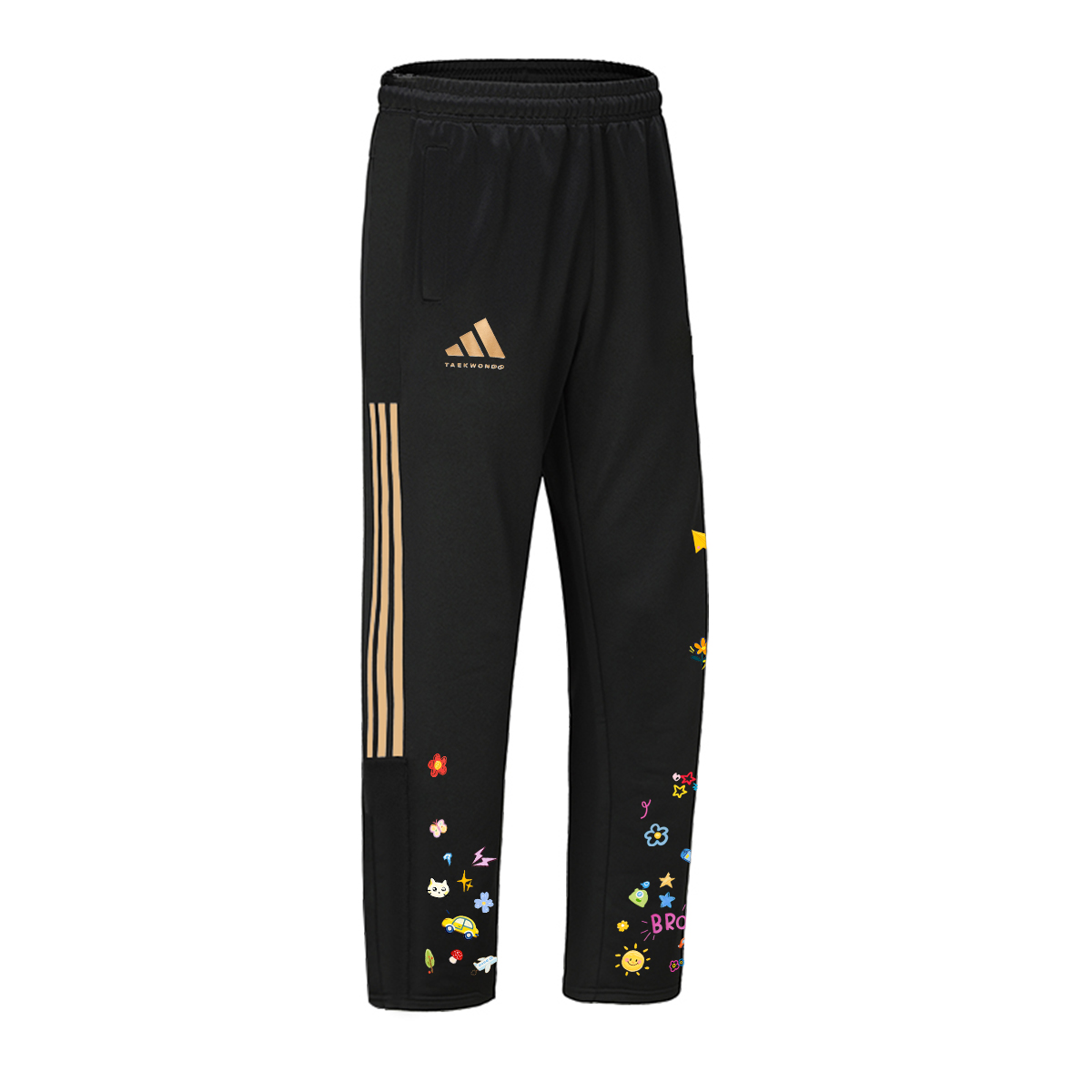 

Повседневные брюки Unisex Adidas, черный