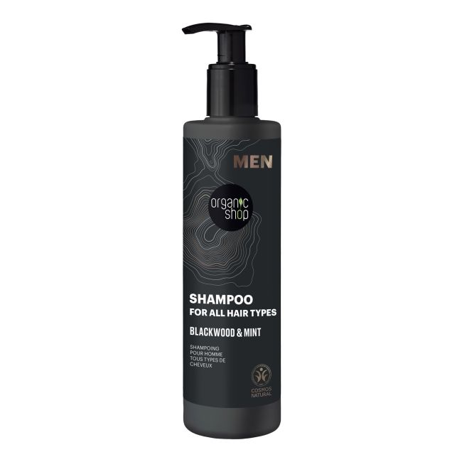 

Мужской шампунь для волос Blackwood & Mint Organic Shop, 280 мл
