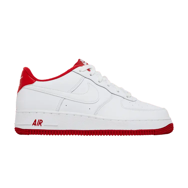

Кроссовки Nike Air Force 1 GS 'White University Red', красный