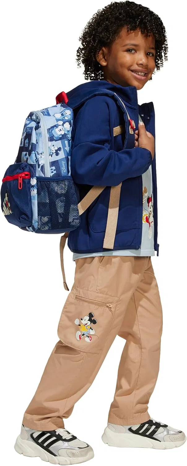 Детские штаны Adidas с изображением Микки Мауса от Disney, Warm Sandstone/Crew Yellow — фото 3