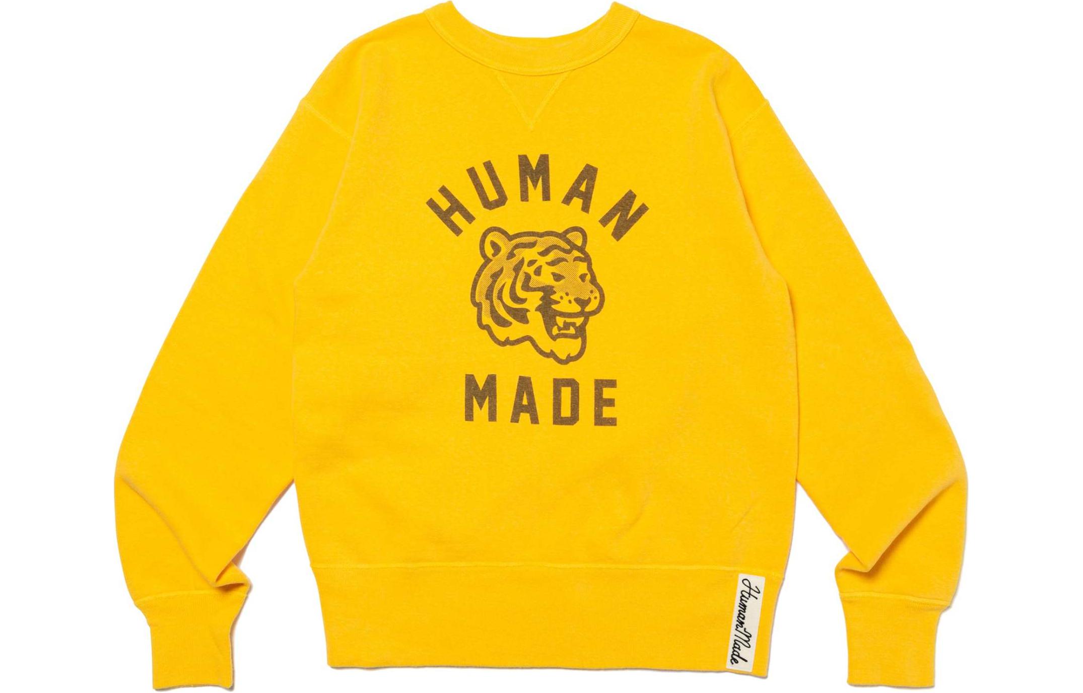 

Свитшот унисекс SS24 HUMAN MADE, желтый