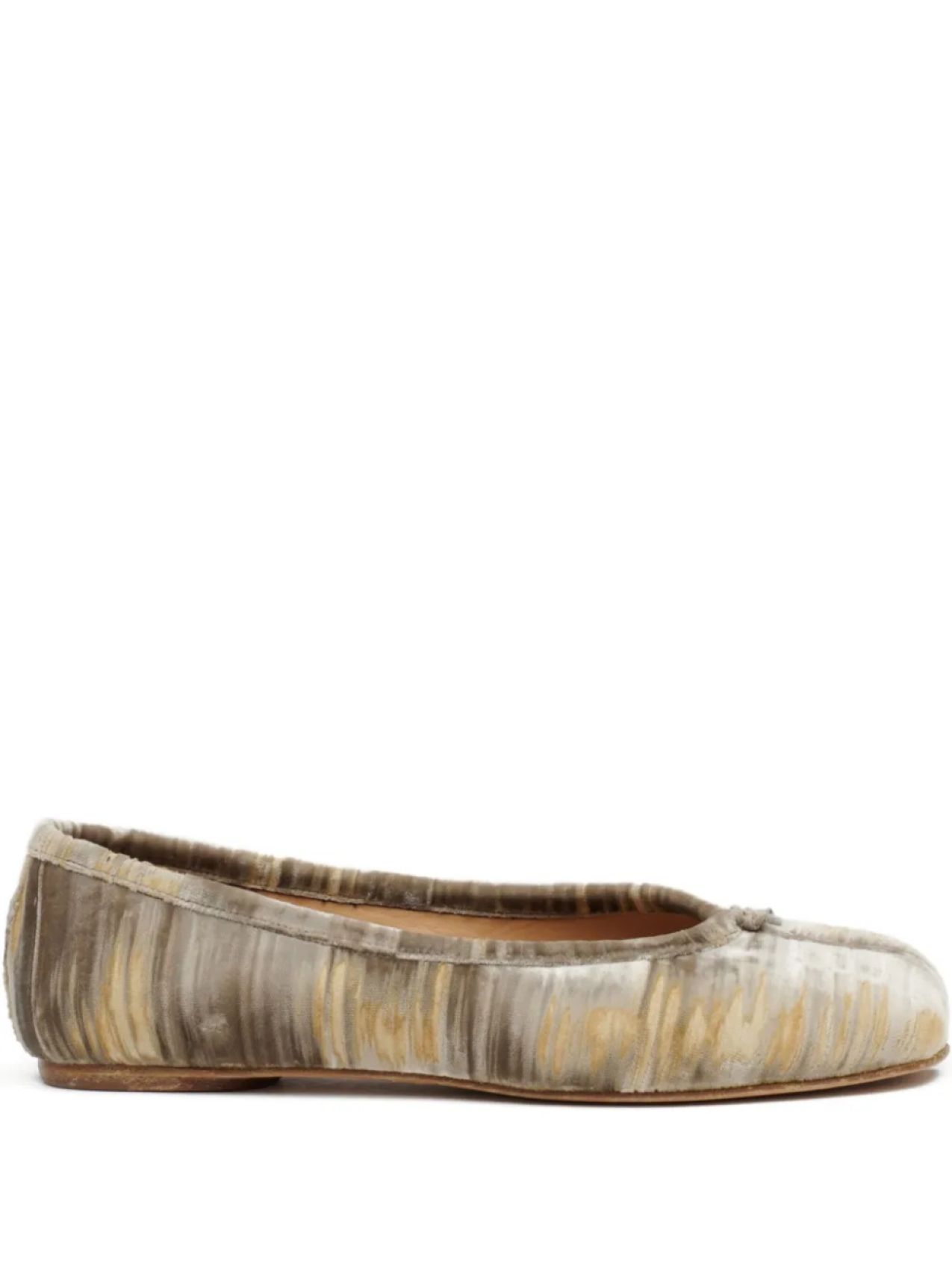 Maison Margiela балетки Tabi, нейтральный