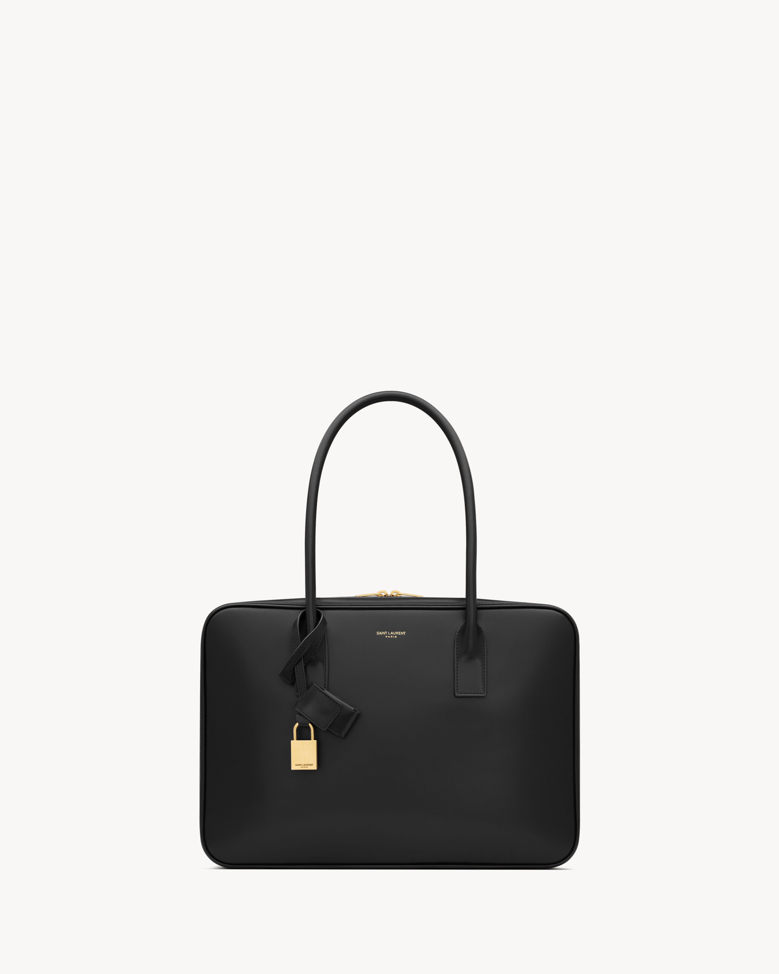 

Сумка SAC DE JOUR bauletto из кожи BOX SAINT LAURENT, черный