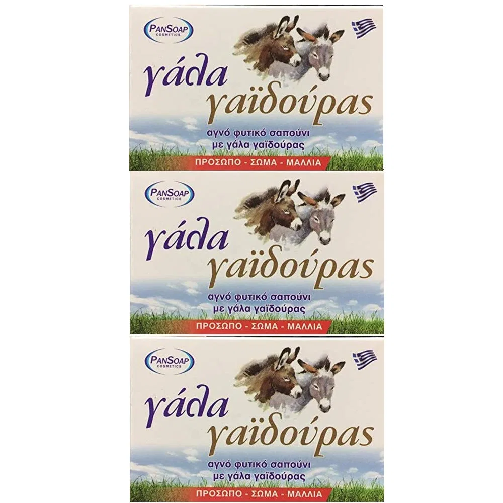 Натуральное греческое мыло с ослиным молоком PAN SOAP Pansoap