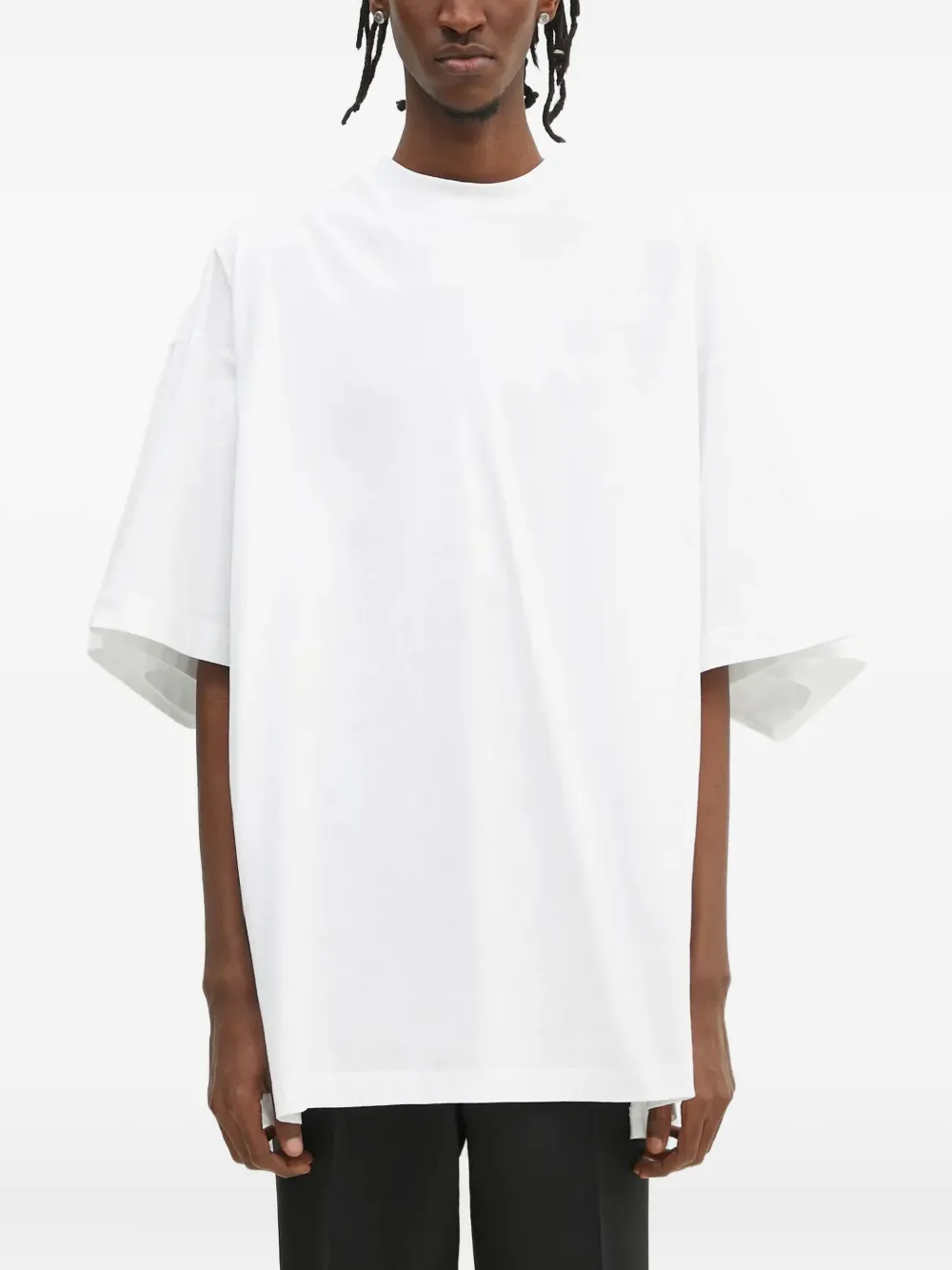 

Футболка с широкими рукавами VETEMENTS, белый