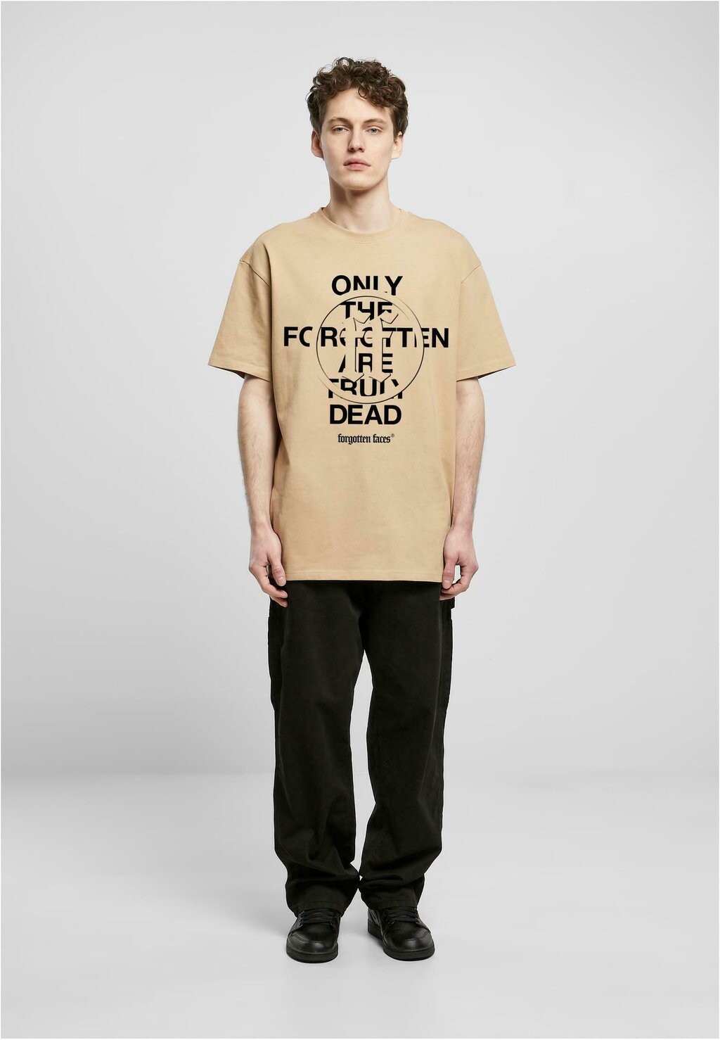 

Футболка с принтом FADED FRONT HEAVY Forgotten Faces, Unionbeige