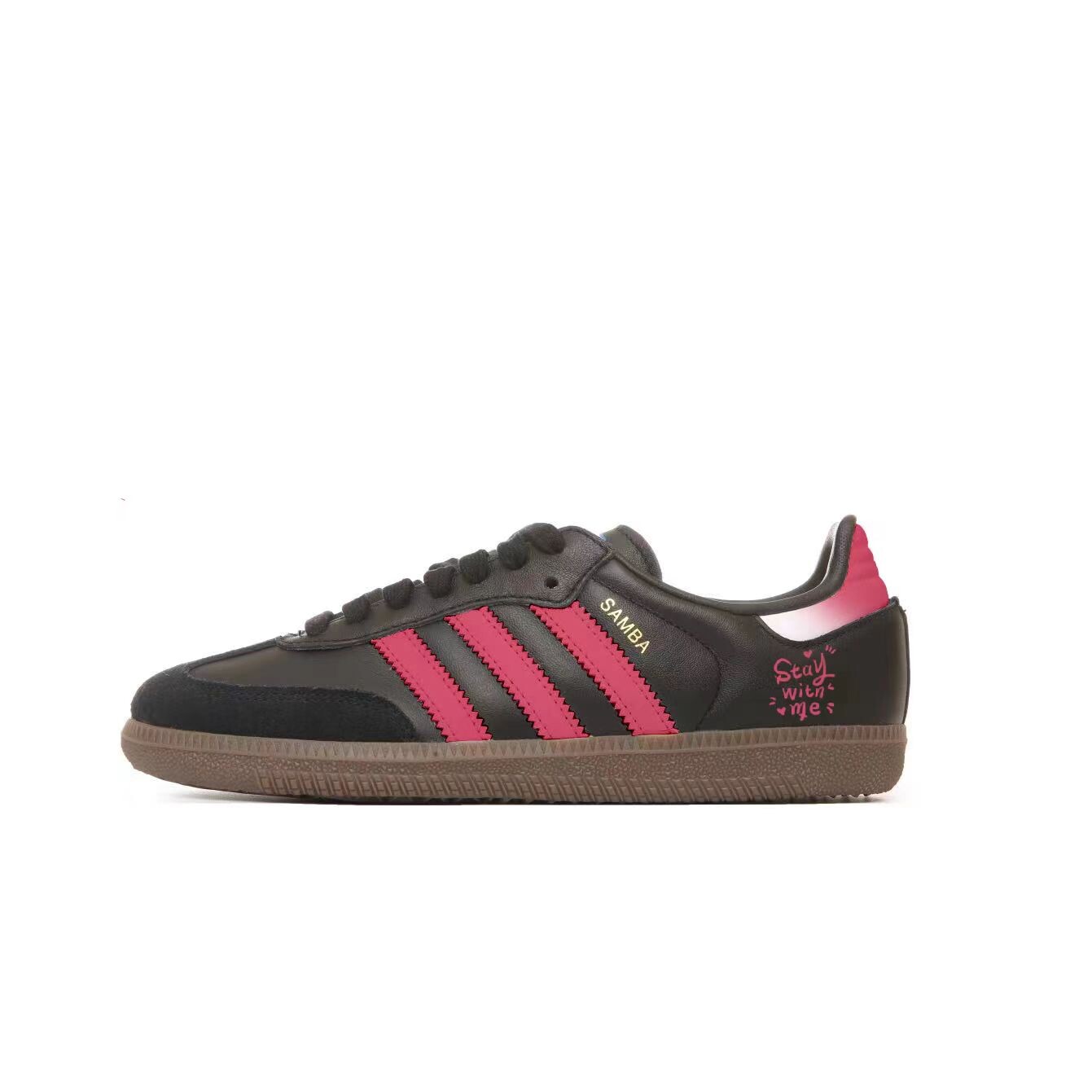 

Кроссовки adidas originals SAMBA OG Skateboarding Shoes Unisex Low-top Pink, черный