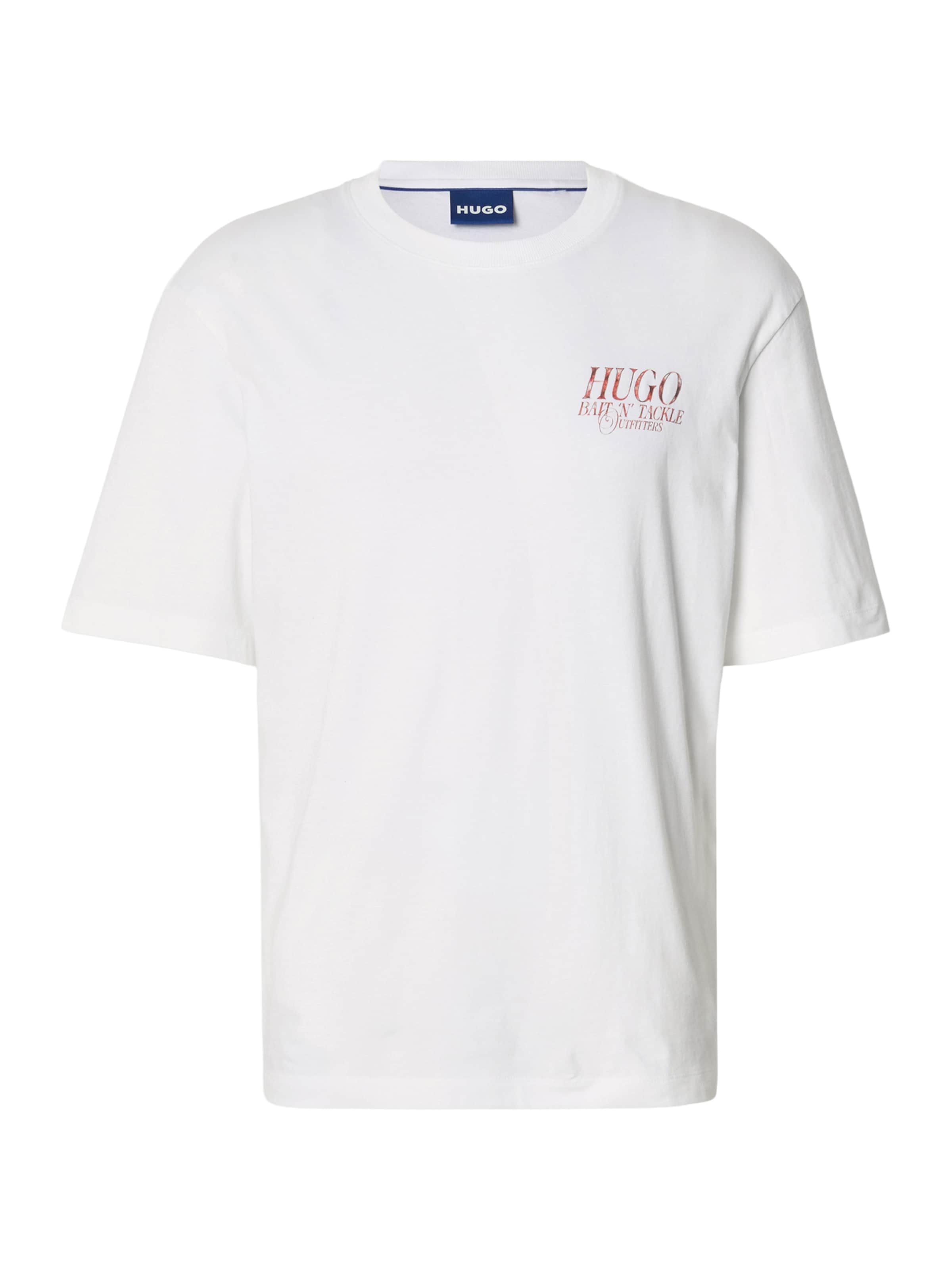 

HUGO Футболка 'Nofishix' в белом цвете