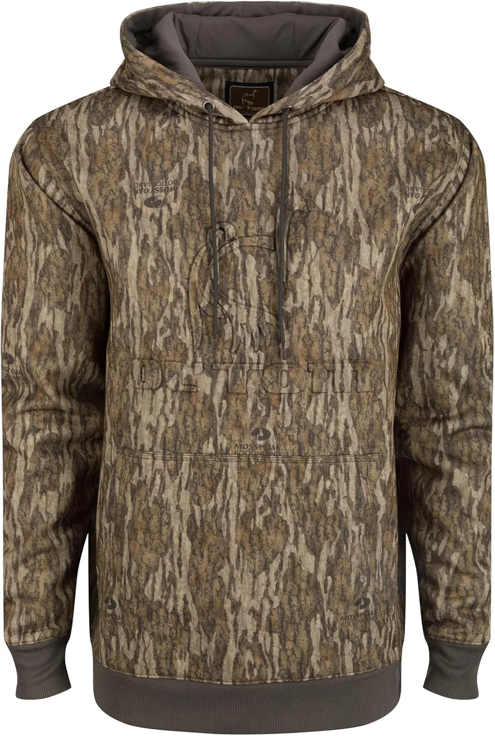 

Толстовка с капюшоном для охоты Drake WaterfOl' Tom Back Eddy Embossed Camo, водостойкая Drake Waterfowl