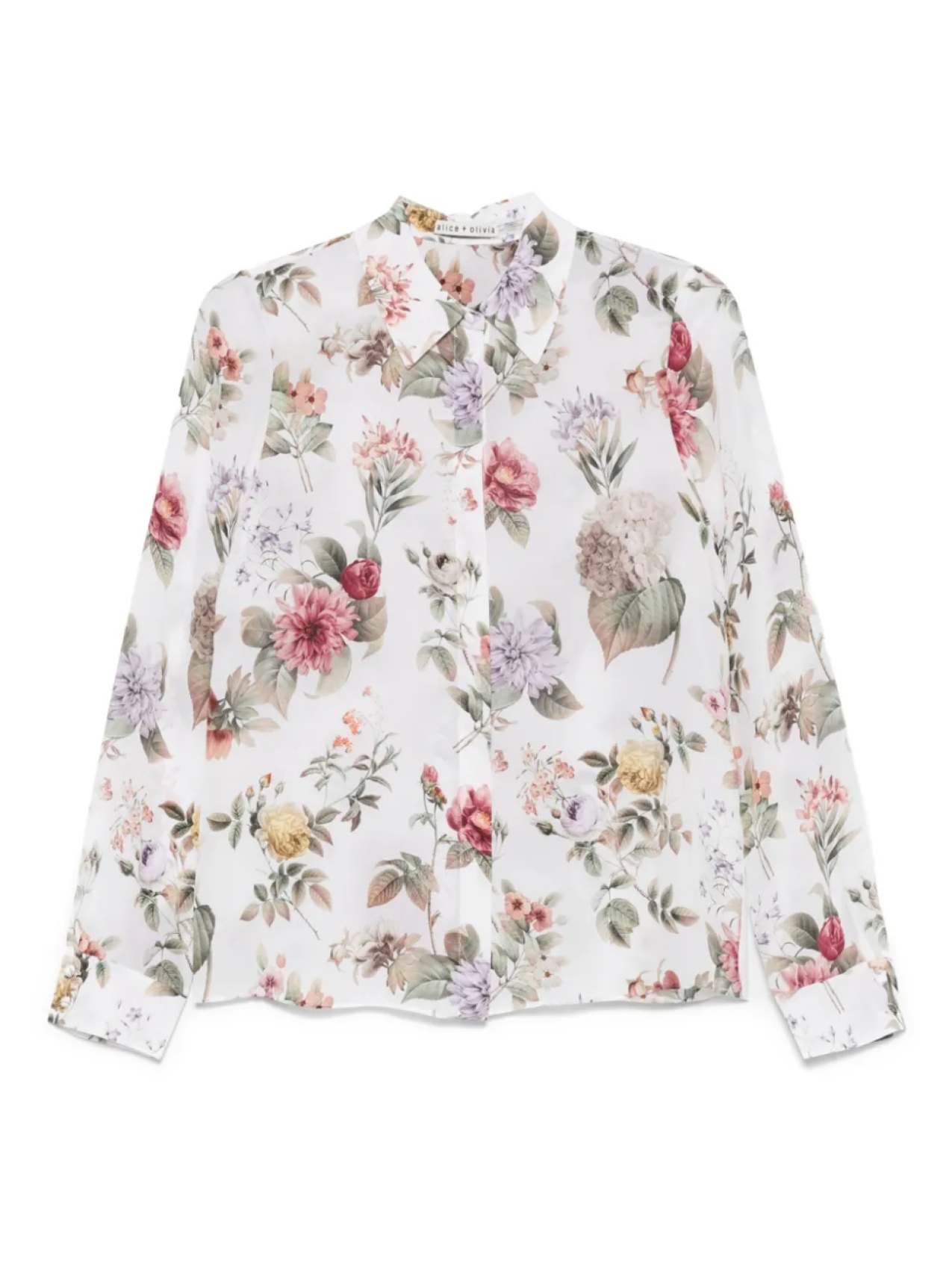 

Элис + Оливия рубашка Вилла Alice + Olivia, белый
