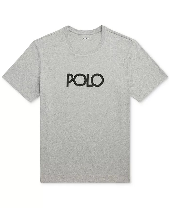 

Мужская футболка для сна с логотипом Polo Ralph Lauren, серый