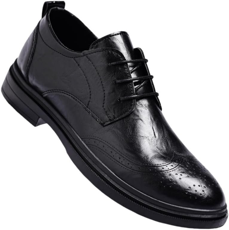 

Мужские кожаные туфли Clolinde - заостренный носок, материал ПУ, лоферы, подходят для свадеб, бизнеса и официальных мероприятий, черный