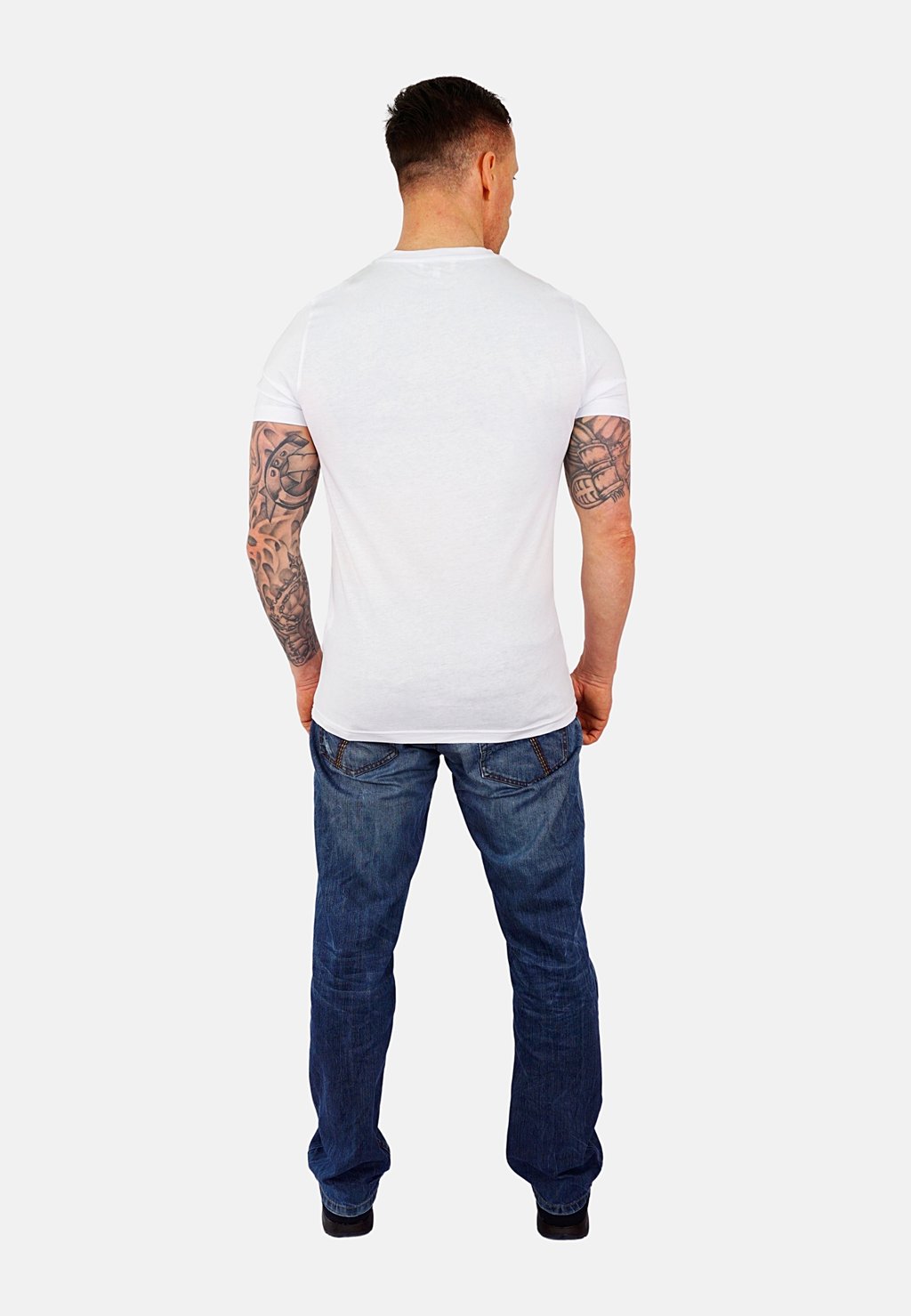 Базовая футболка 2 PACK SHORTSLEEVE R-NECK U.S. Polo Assn., белый — фото 3