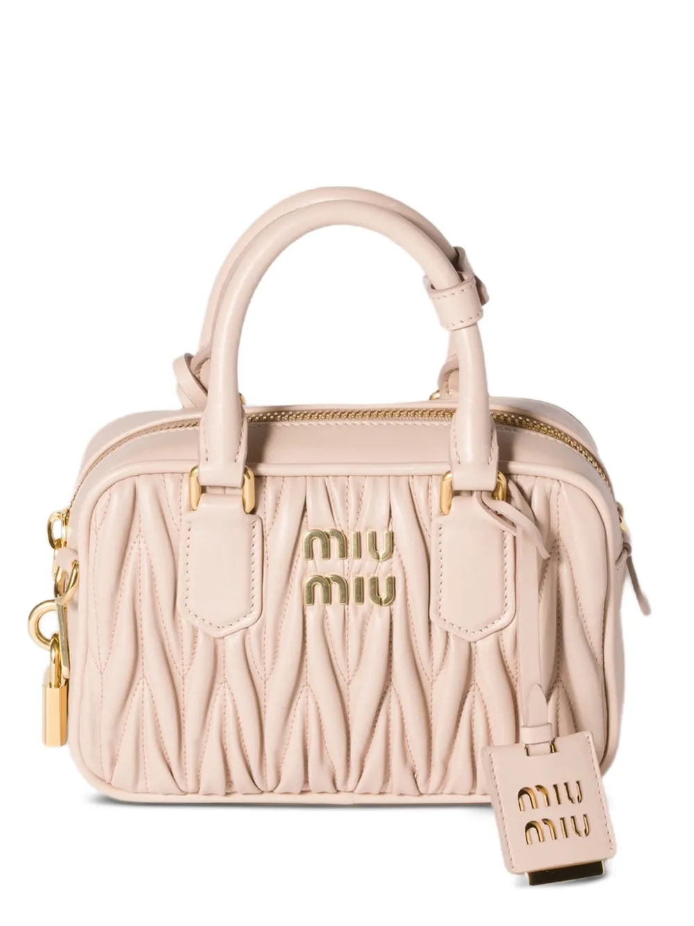 

Стеганая мини-сумка Arcadie MIU MIU, розовый