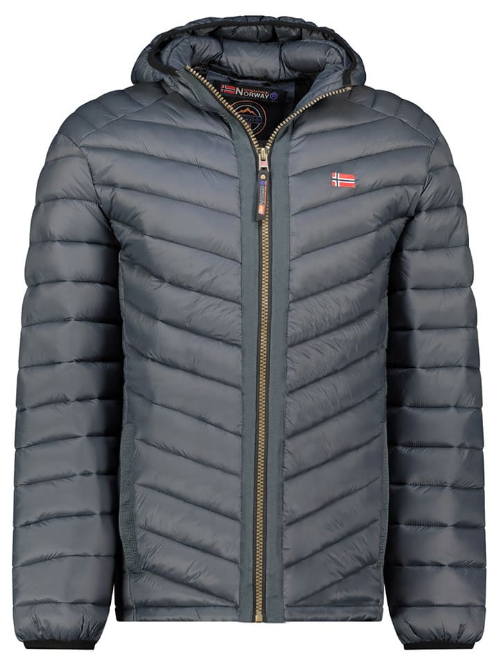 

Geographical Norway Стеганая куртка "Carliti hood" серого цвета